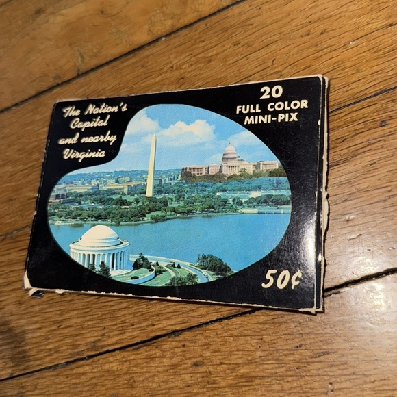 Vintage Capsco 1964 Set of 20 Full Color Mini-Pix Nations Capital & Virginia - Picture 2 of 5